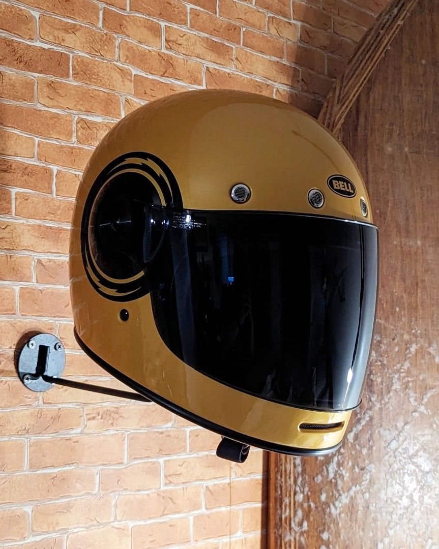 BELL BULLIT Bolt Gloss Yellow Black Motorbikes Motorbike Parts