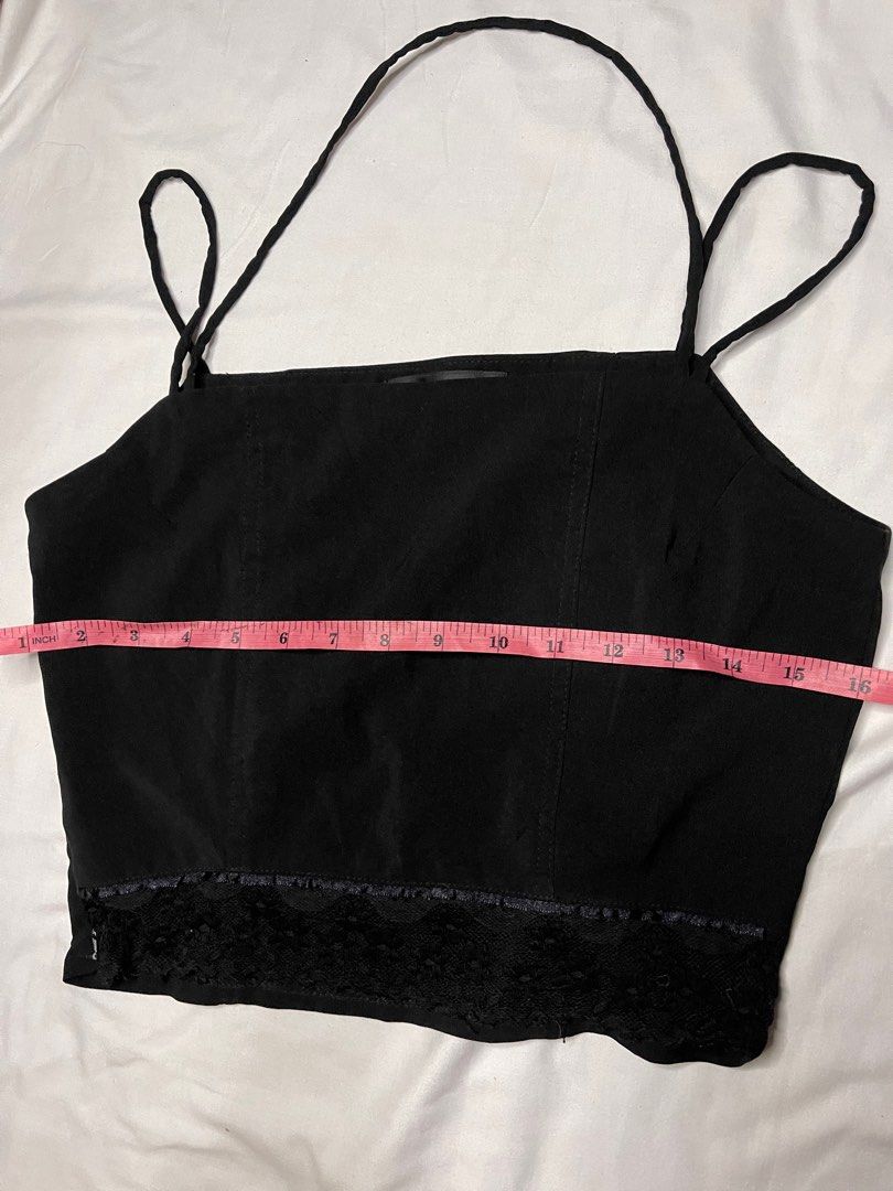 Black Sleeveless/Neck Strap/Laced/Side Zipper (Category: Sleeveless) located in Caloocan City. Submitted by watsons2421 (Listing ID 1208621562, Image 1). Description: No haggling please, Last Price Posted. No When worn photos. See each photos for sizing preference. Please manage color expectation as it migh be difference due to lighting MOP-Gcash,BDO Shipping fee will be shouldered by buyer. .