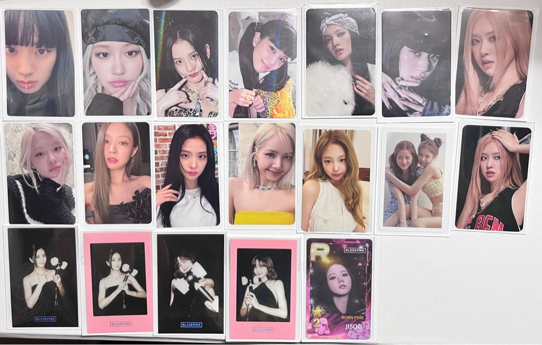 Rare blackpink photocard 350 each 1,2k set, Hobbies & Toys, Memorabilia &  Collectibles, K-Wave on Carousell