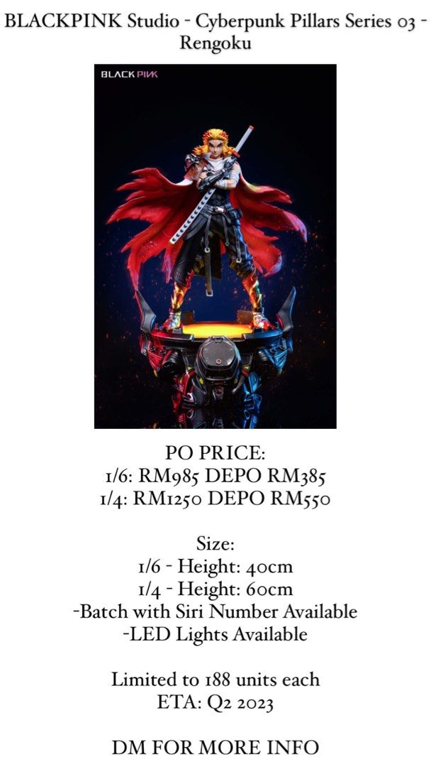 BLACKPINK Studio - Cyberpunk Pillars Series 03 - Rengoku, Hobbies ...