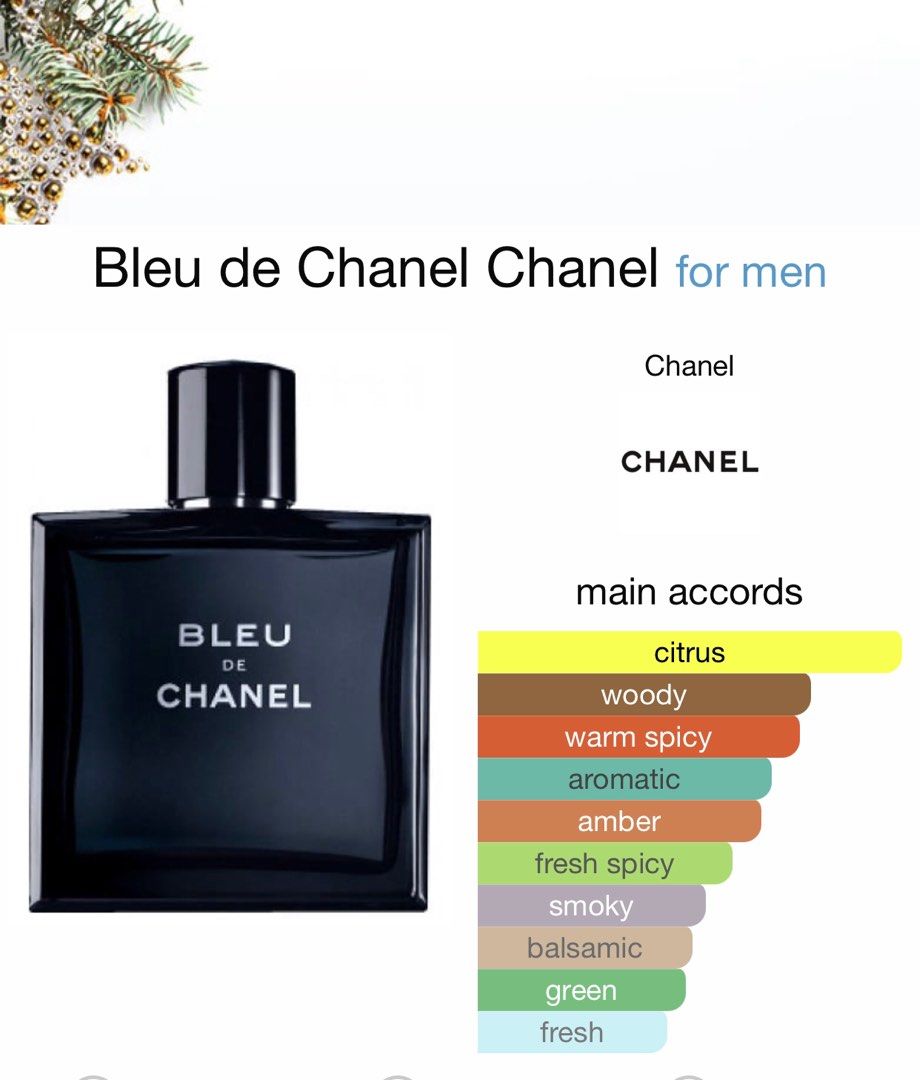 Bleu de chanel edt notes best sale