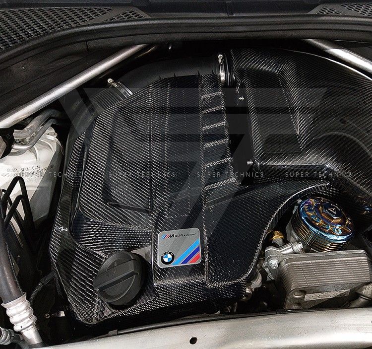 BMW Carbon Fiber N55 engine cover, Car Accessories, Accessories on