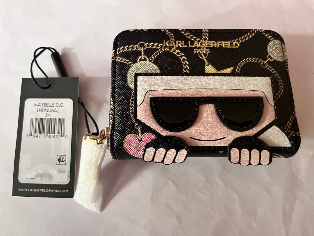 BN Karl Lagerfeld card holder/wallet, Women's Fashion, Bags & Wallets