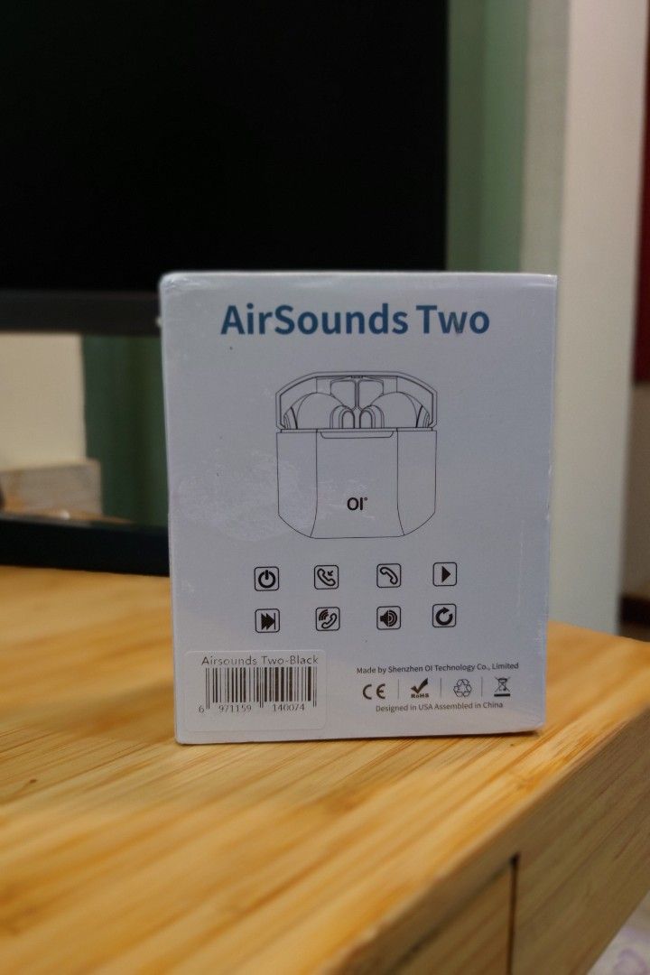 BNIB OI Air Sounds 2 wireless earbuds Audio Earphones on Carousell