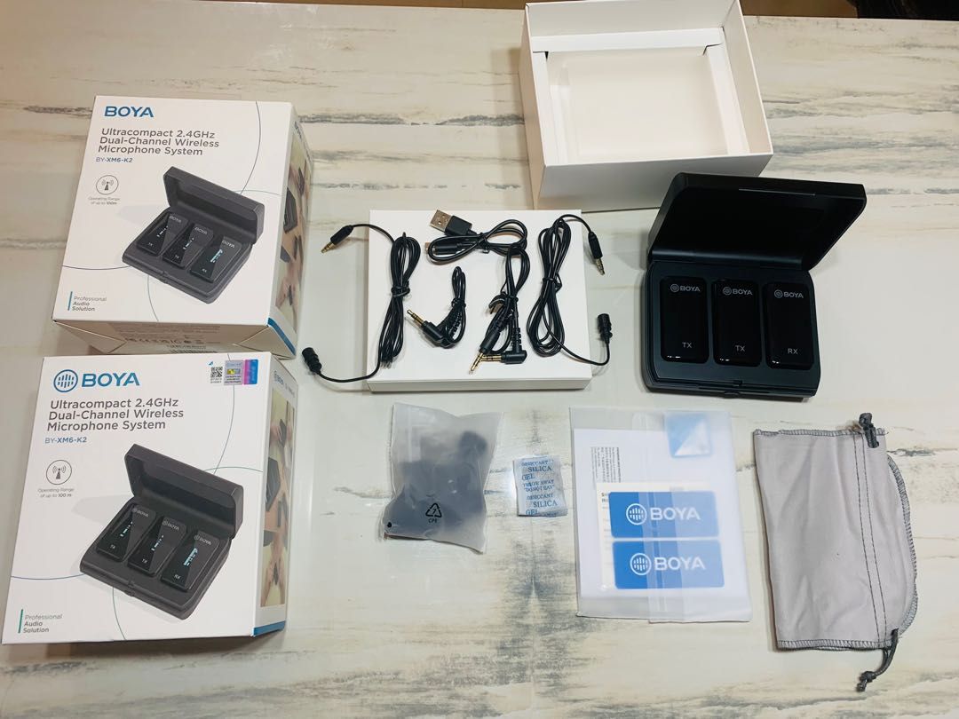 BOYA BY-XM6 K2 Lapel Mic Wireless (Category: Microphones) located in Mandaluyong City. Submitted by Mrs_Queen (Listing ID 1208543303, Image 2). Description: BOYA BY-XM6 K2 Lapel Mic Wireless Na-doble po ng bili sa Shopee. Brand-new!! Original Price: 10k Negotiable pero wag po sobrang baba, 10k ko pa rin po binayaran yan. Hehe.