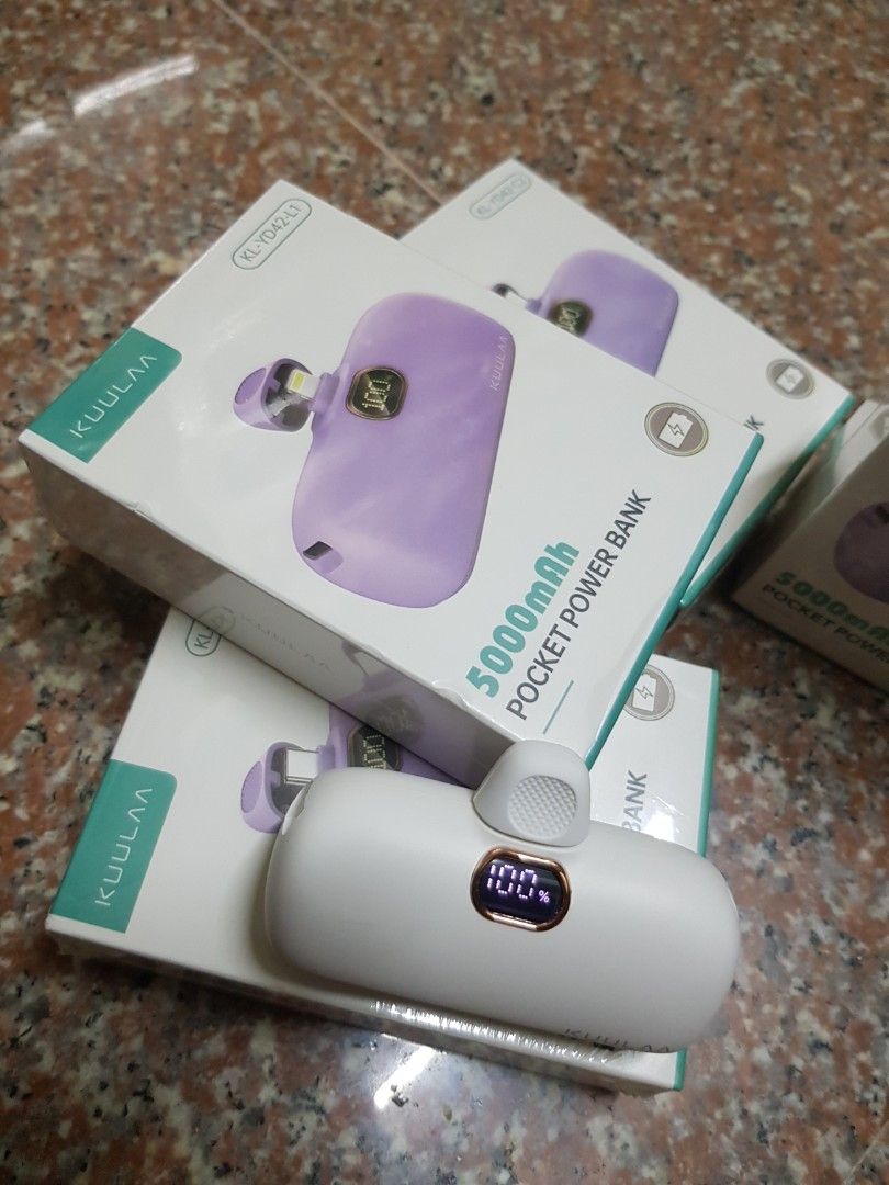 [Brand New] Most portable and robust Kuulaa 5000mAh Pocket PowerBank ...