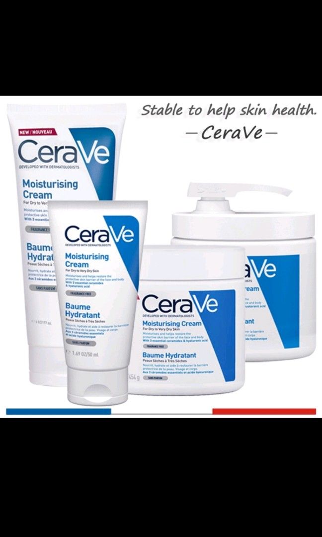 CeraVe Moisturizing Cream 454g Body & Face, Beauty & Personal Care
