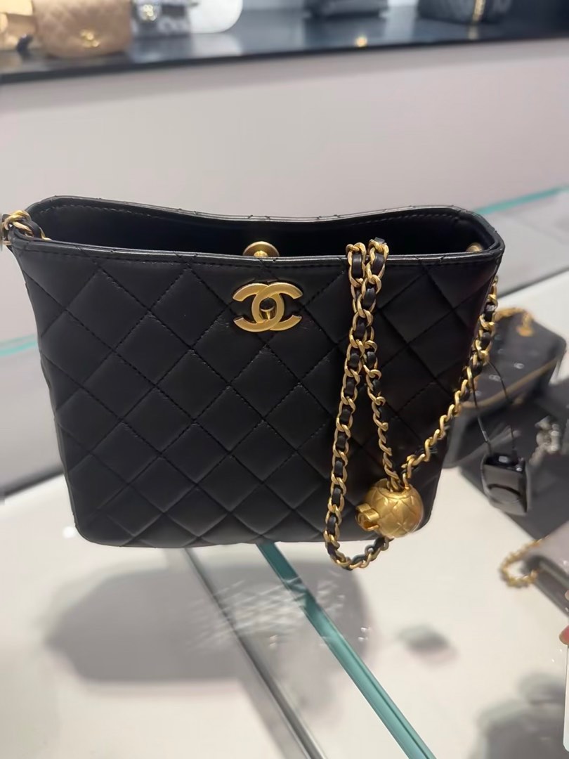 Chanel Small Hobo Bag 23C, Luxury, Bags & Wallets on Carousell