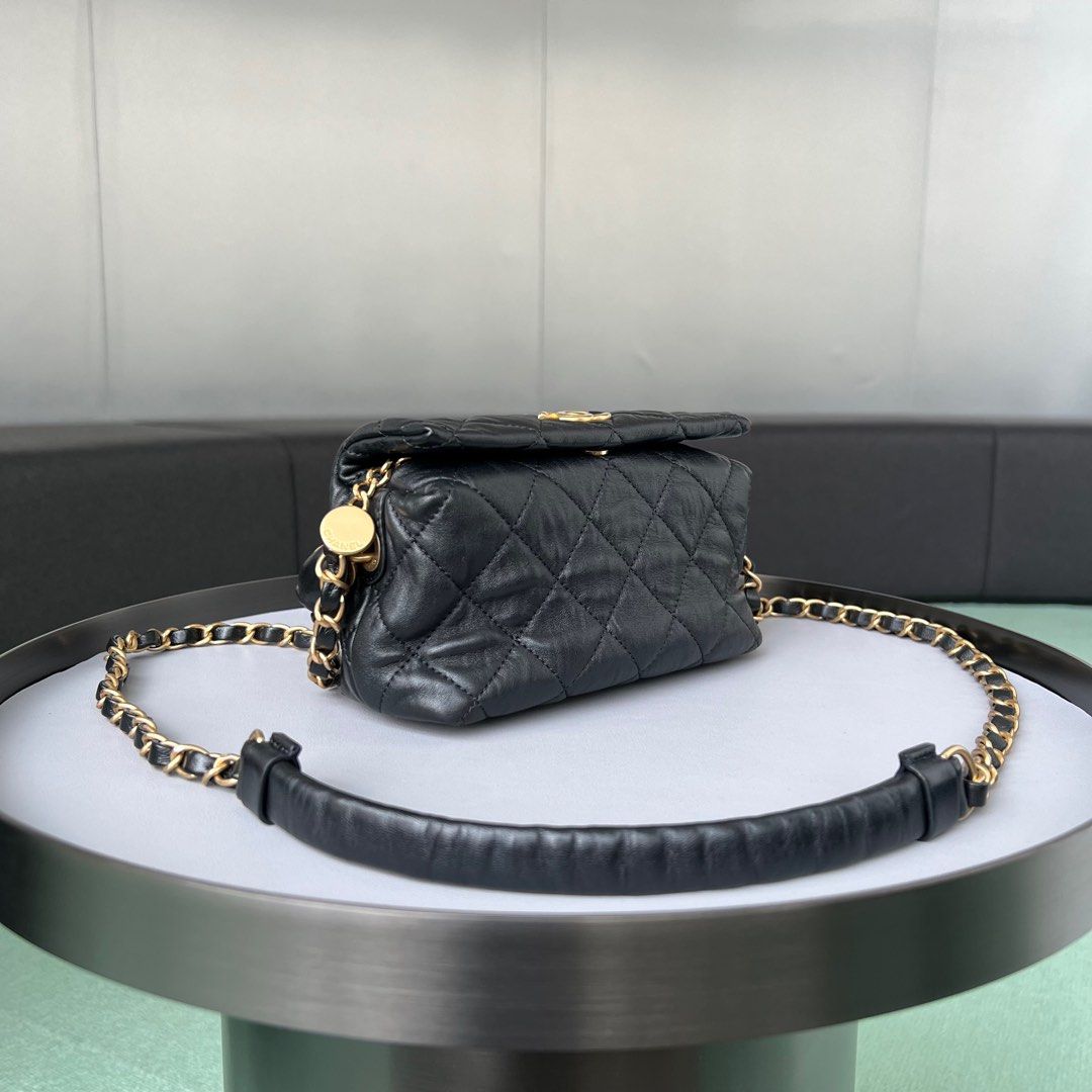 Chanel Mini Chain Hobo Sling, Luxury, Bags & Wallets on Carousell