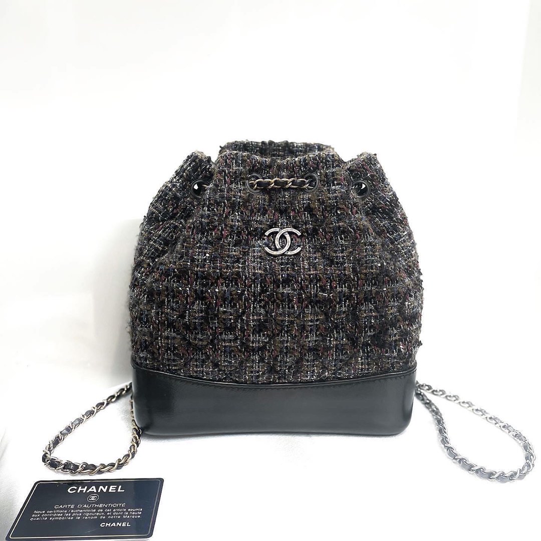 CHANEL TWEED GABRIELLE BACKPACK Carousell