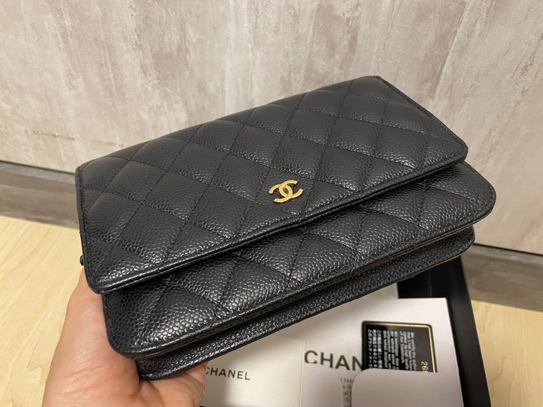 Chanel wallets on chain, Luxury, Bags & Wallets on Carousell