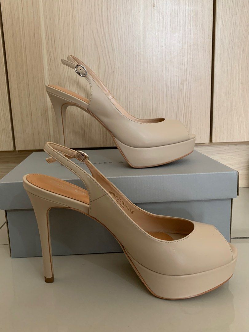 Charles and discount keith nude heels
