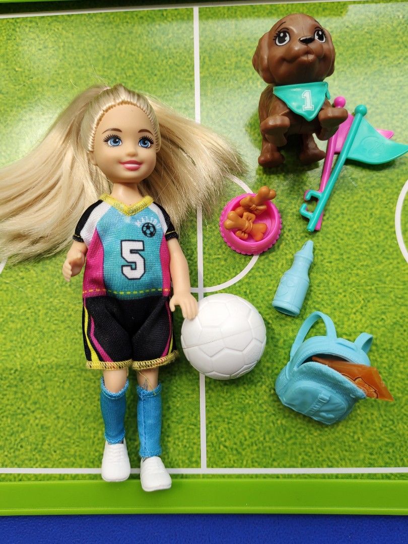 Chelsea barbie soccer set Toys Collectibles Mainan di Carousell