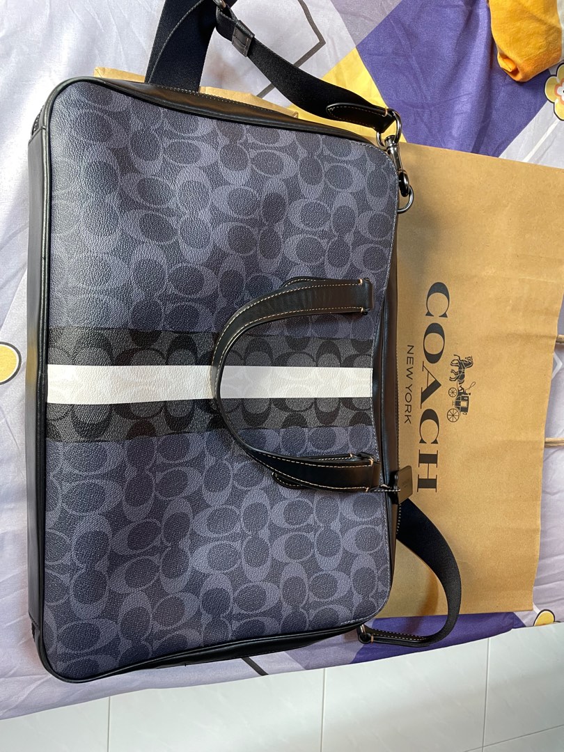 Coach Men’s briefcase Varsity Edition, Men's Fashion, Bags, Briefcases