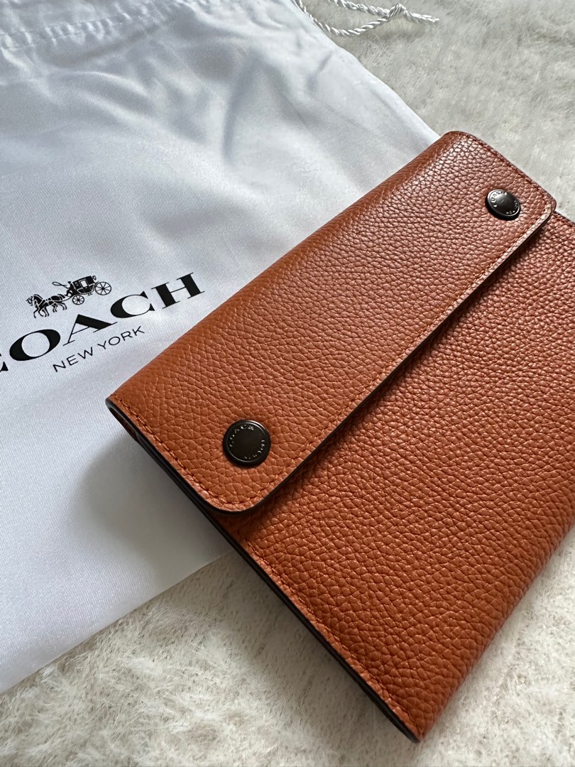 Travel wallet coach best sale