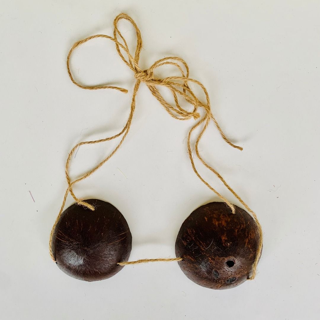 Coconut Bra / Hawaiian Bra, Hobbies & Toys, Stationary & Craft