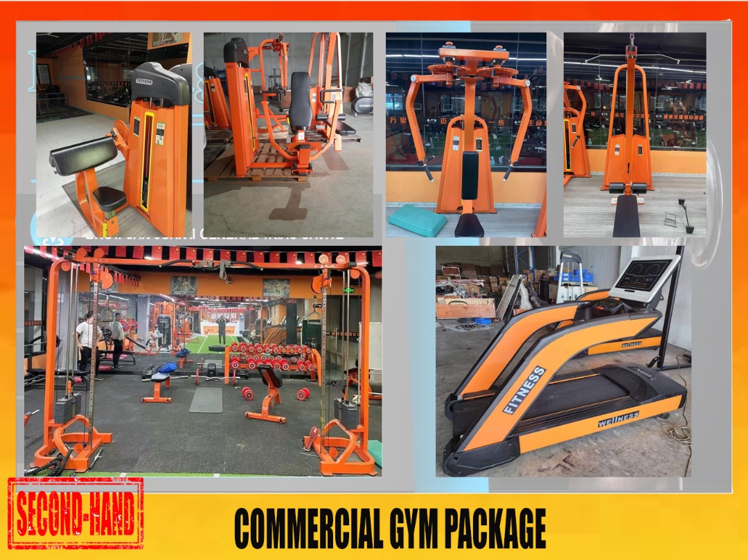 COMMERCIAL GYM PACKAGE 2ND HAND, Sports Equipment, Other Sports