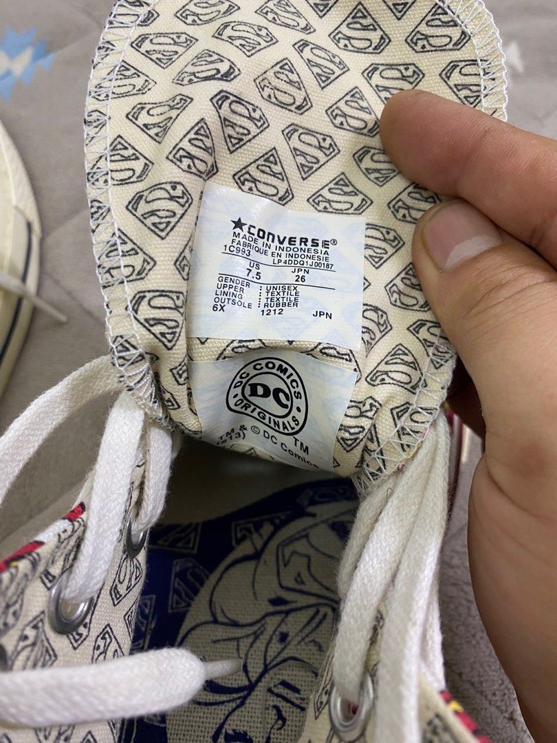 Superman converse cheap uk