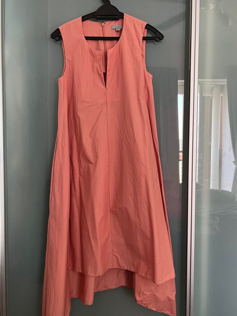 Cos coral dress online