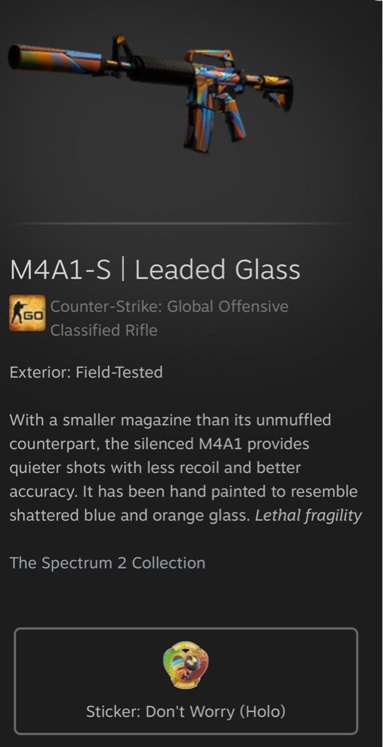 CSGO AK47 The Empress WW / AWP CORTICERA MW / M4A1 S LEADED GLASS FT