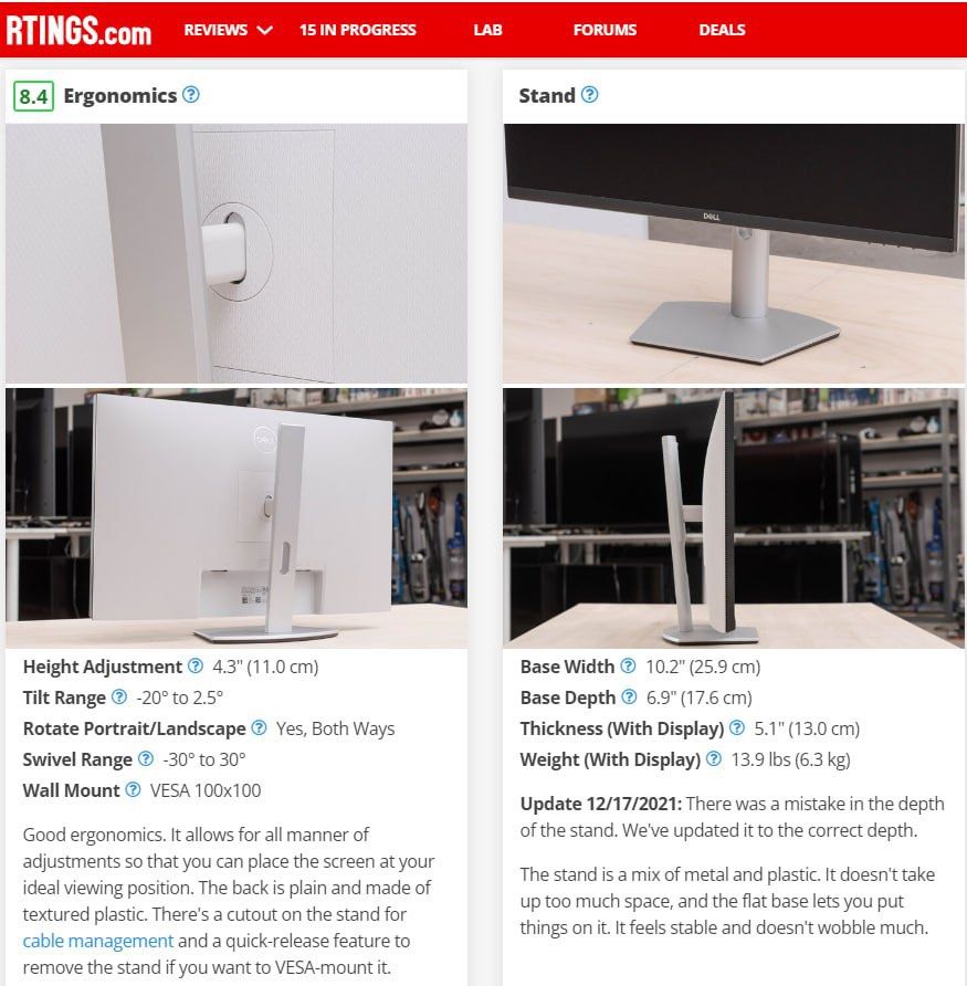 Dell 4K monitor stand only, Computers & Tech, Parts & Accessories