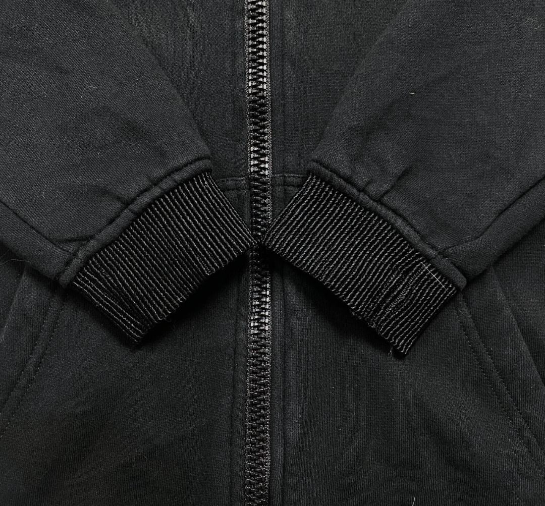 Diesel RN 93243 CA 25594 Black Zipper Hoodie