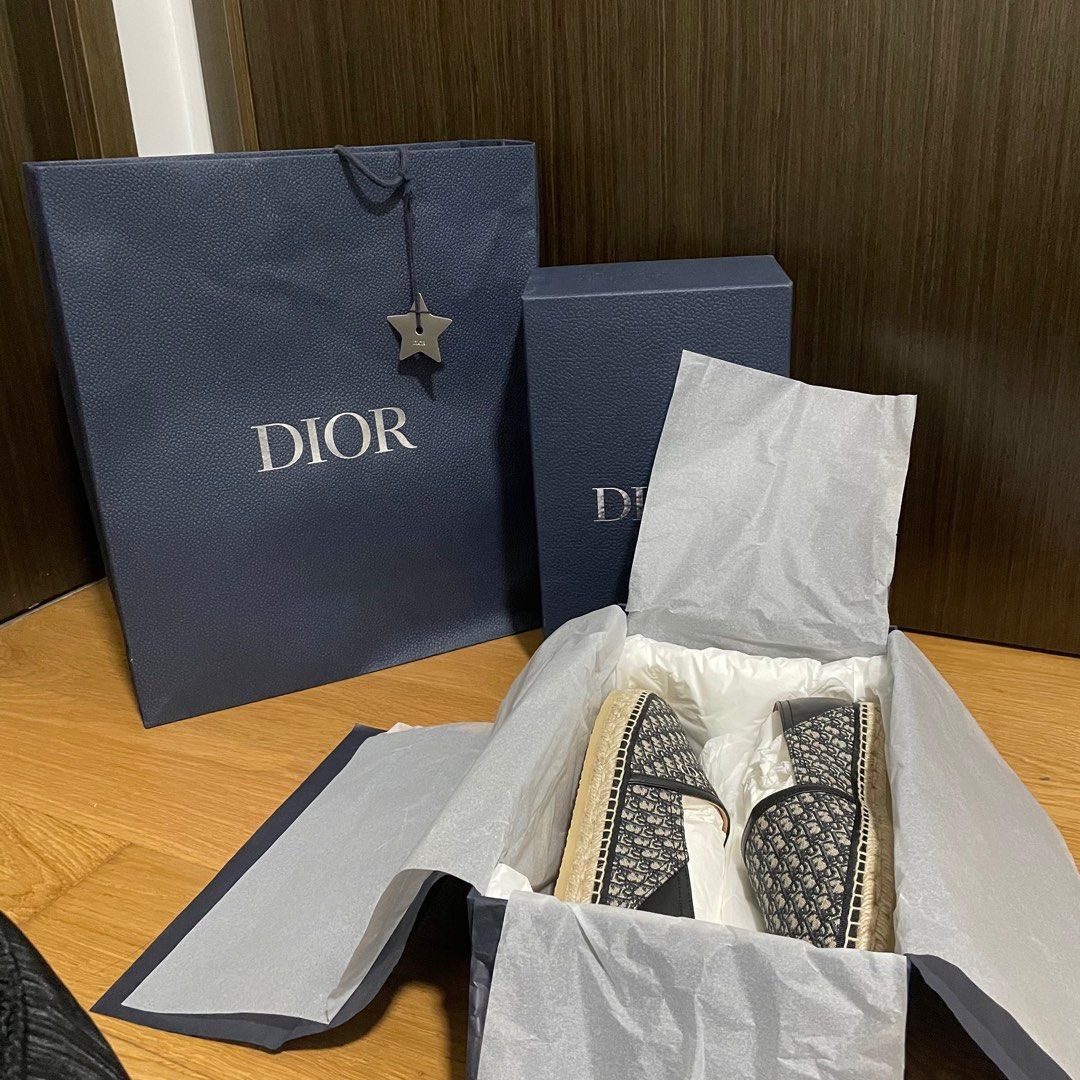 Dior Paradise Espadrilles Jacquard, Men's Fashion, Footwear, Sneakers ...