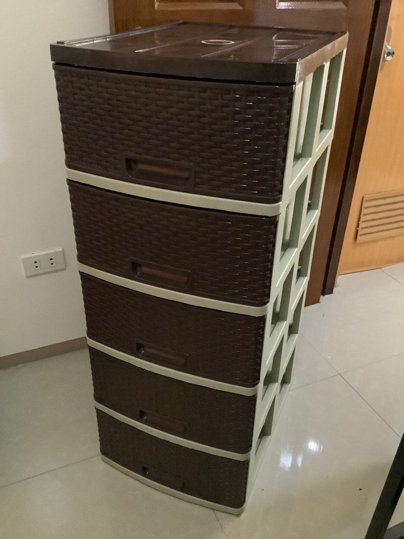 Layer Rattan Drawer Furniture Home Living Furniture Shelves Cabinets Racks On Carousell