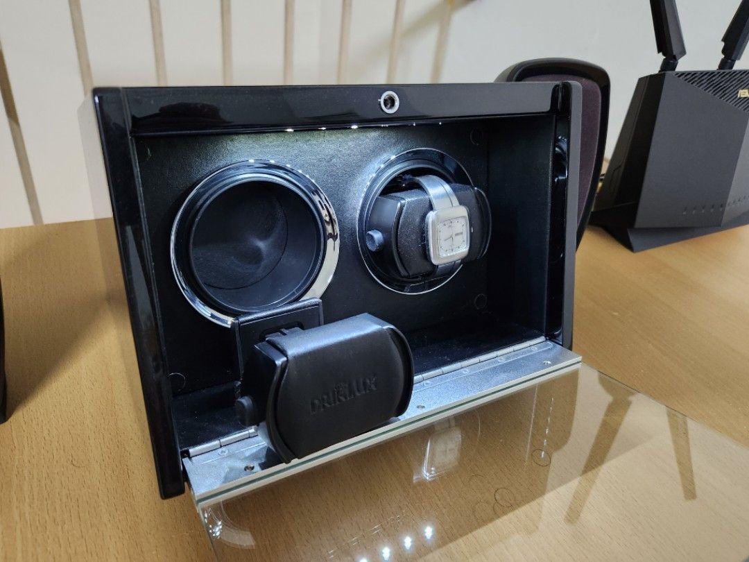 Driklux premium dual watch winder case box Men s Fashion Watches