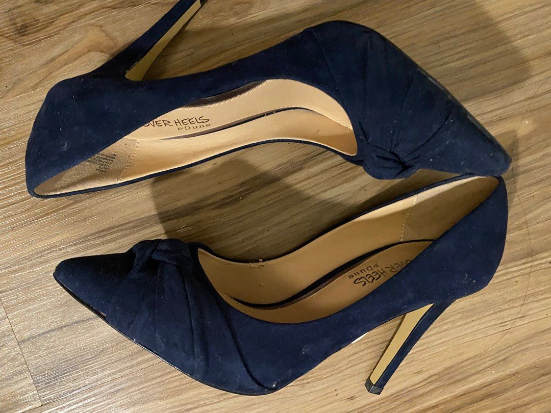 Dune blue heels Women s Fashion Footwear Heels on Carousell
