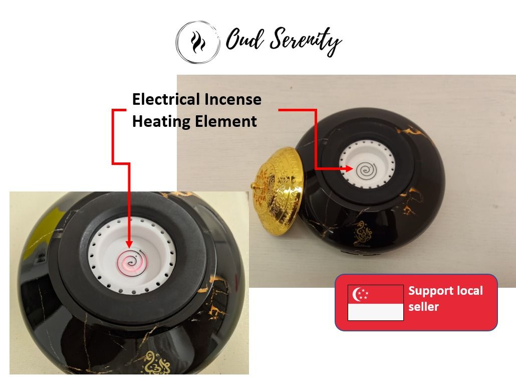 Electrical Incense Burner Mabkhara, Furniture & Home Living, Home