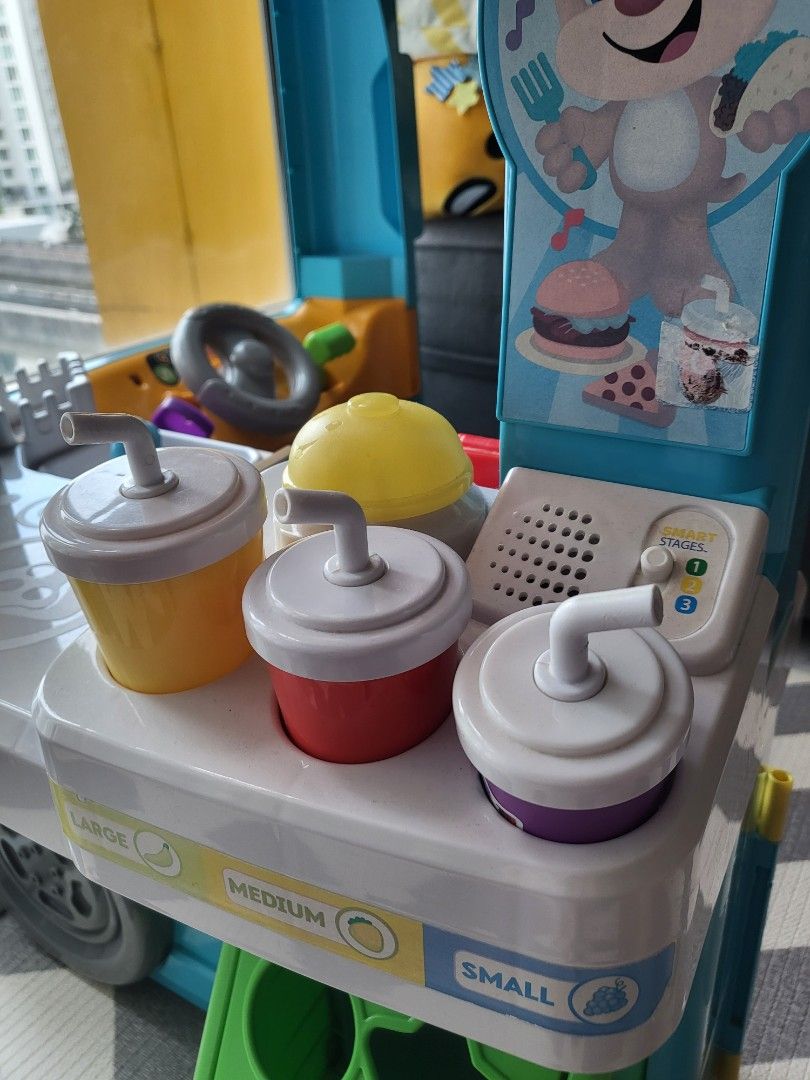 Fisher Price Food Truck (Preloved), Babies & Kids, Infant Playtime on