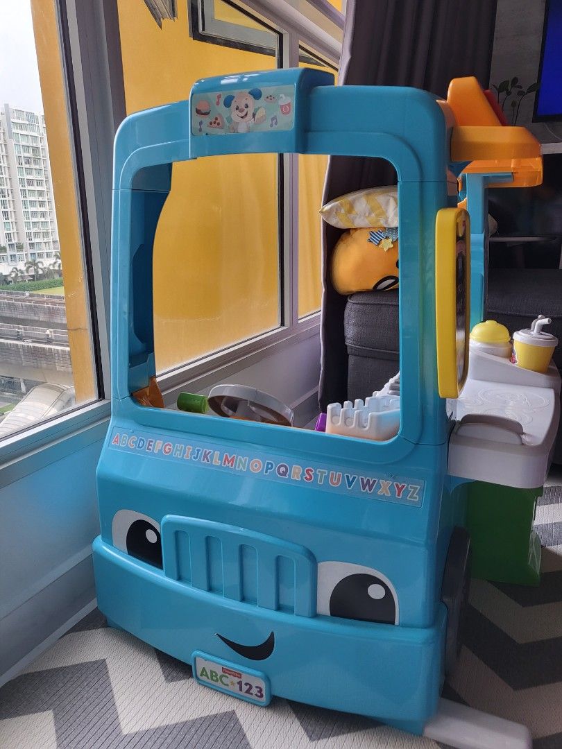 Fisher Price Food Truck (Preloved), Babies & Kids, Infant Playtime on