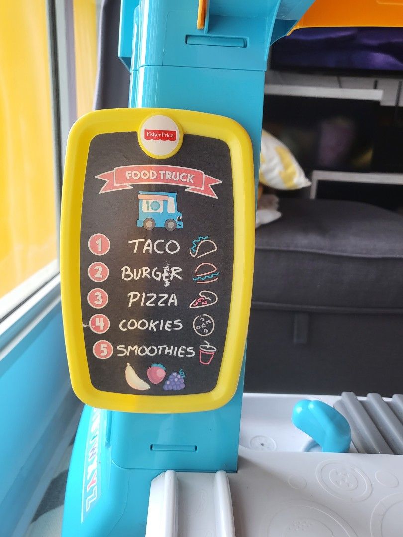 Fisher Price Food Truck (Preloved), Babies & Kids, Infant Playtime on