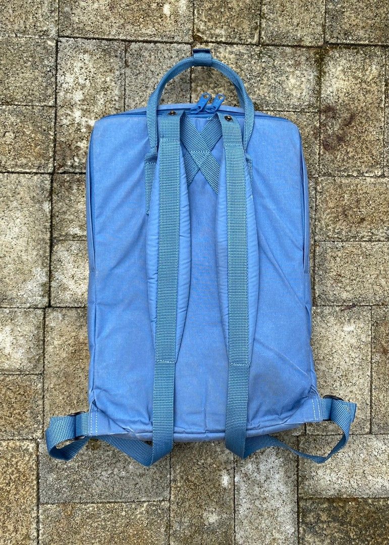 Authentic Fjallraven Kanken 17 Backpack Blue Ridge, Fesyen Pria, Tas & Dompet , Ransel di Carousell