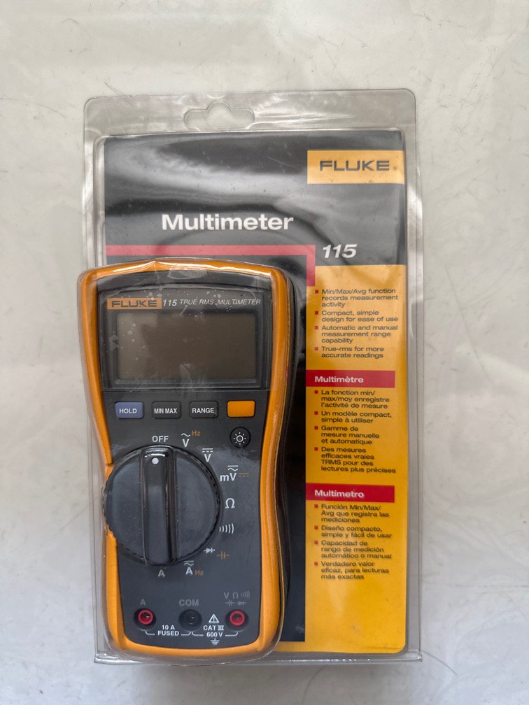 Fluke 115 Multimeter, TV & Home Appliances, Electrical, Adaptors ...