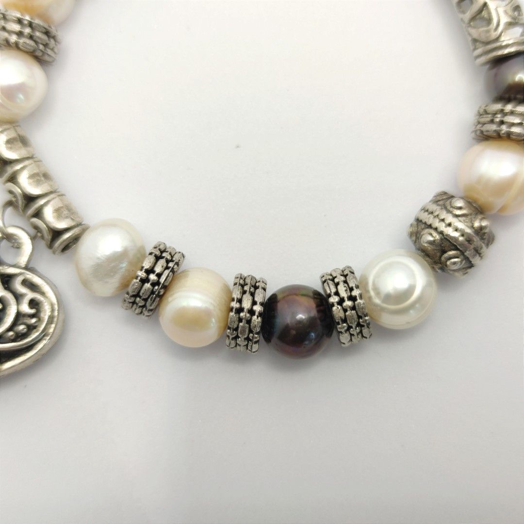 Freshwater pearl stretch hotsell bracelet