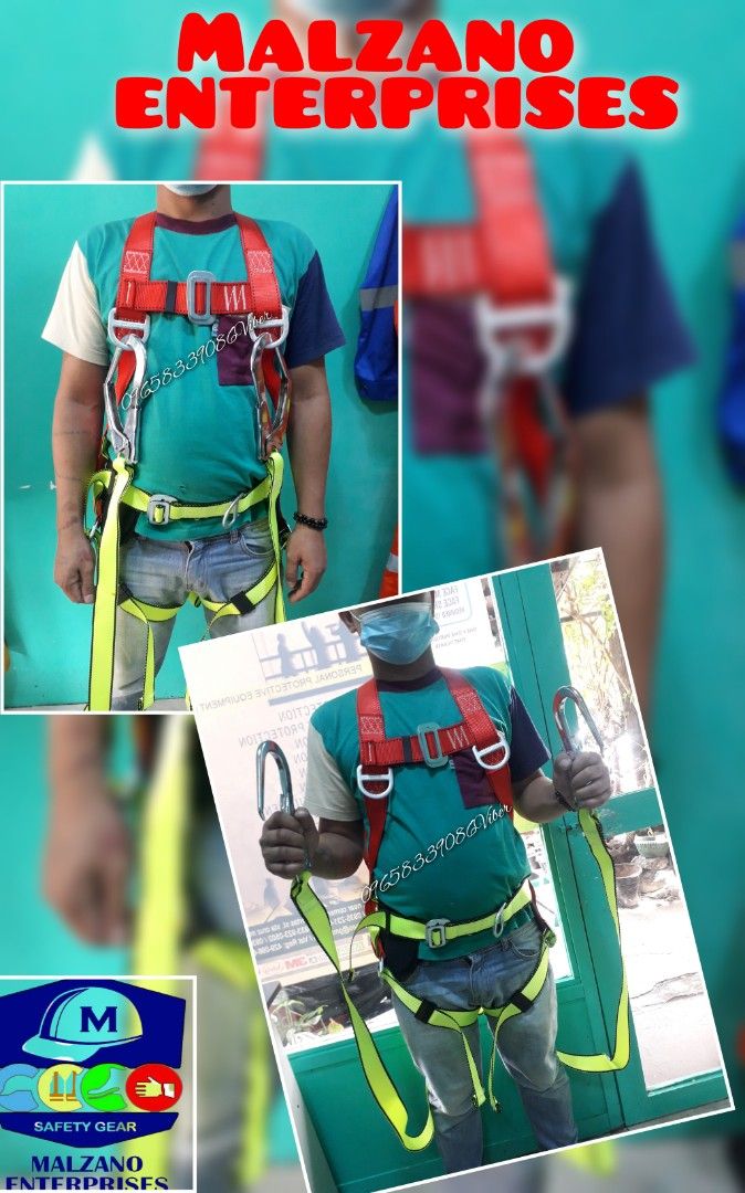 Full body Harness with shock and back support, Commercial & Industrial