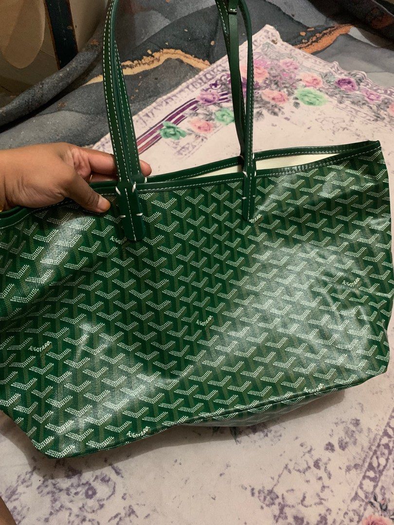 Green Goyard Jouvence, Luxury, Bags & Wallets on Carousell