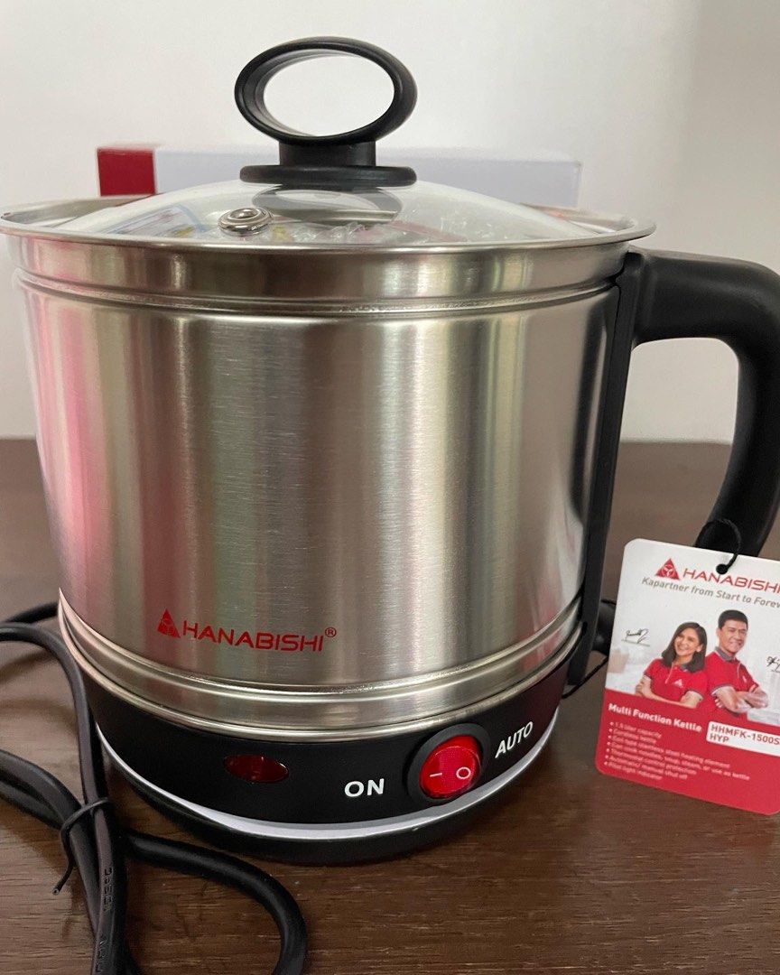 Hanabishi Original Multifunction Electric Kettle Cooker 1.5L HHMFK-1500 ...