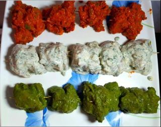hariyali Chicken platter