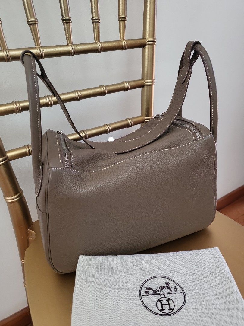 Hermes Lindy 34 Etoupe PHW Luxury Bags Wallets on Carousell