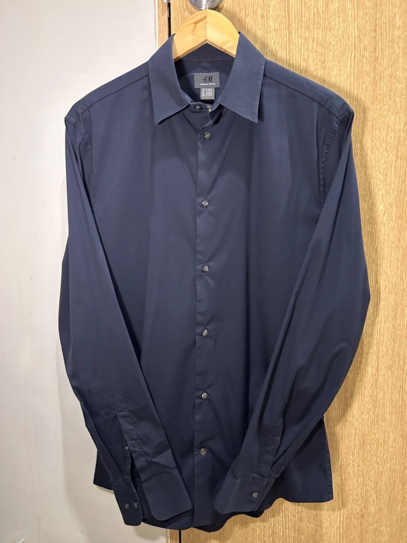H&m premium deals cotton slim fit