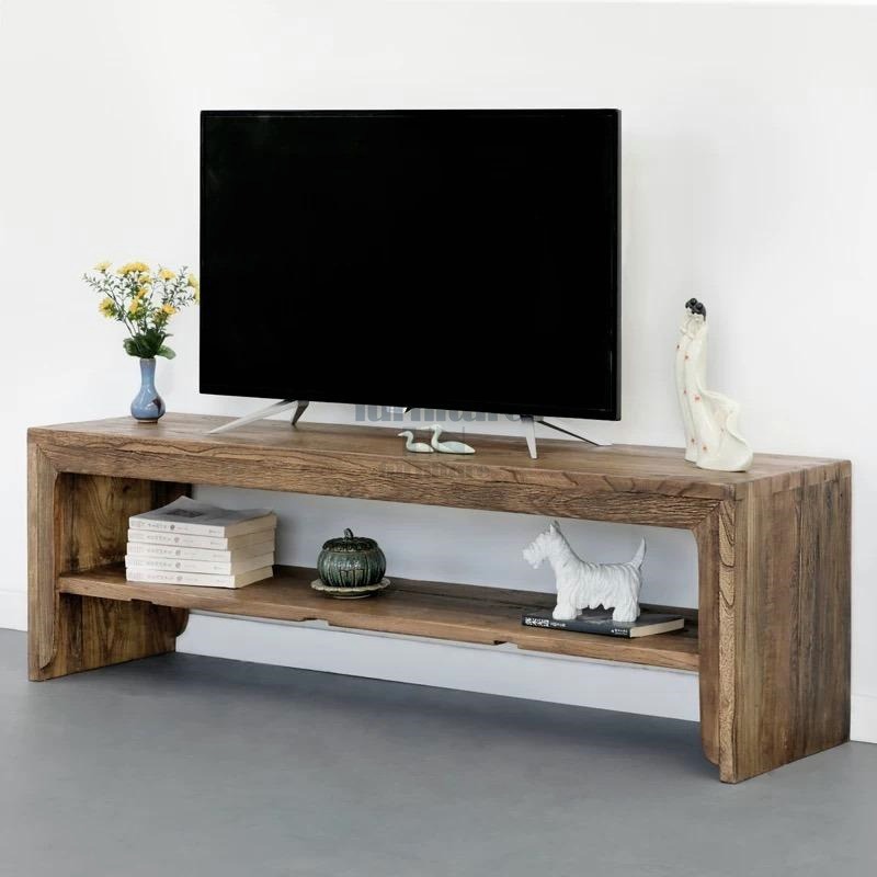 hn-0458 Solid Wood Console Table & TV Stand, Furniture & Home Living, Furniture, TV Consoles on ...