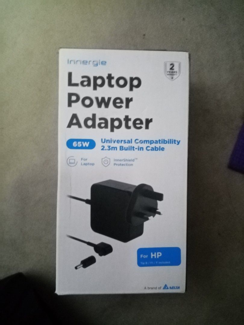 HP Laptop Adapter, Computers & Tech, Parts & Accessories, Cables & Adaptors on Carousell