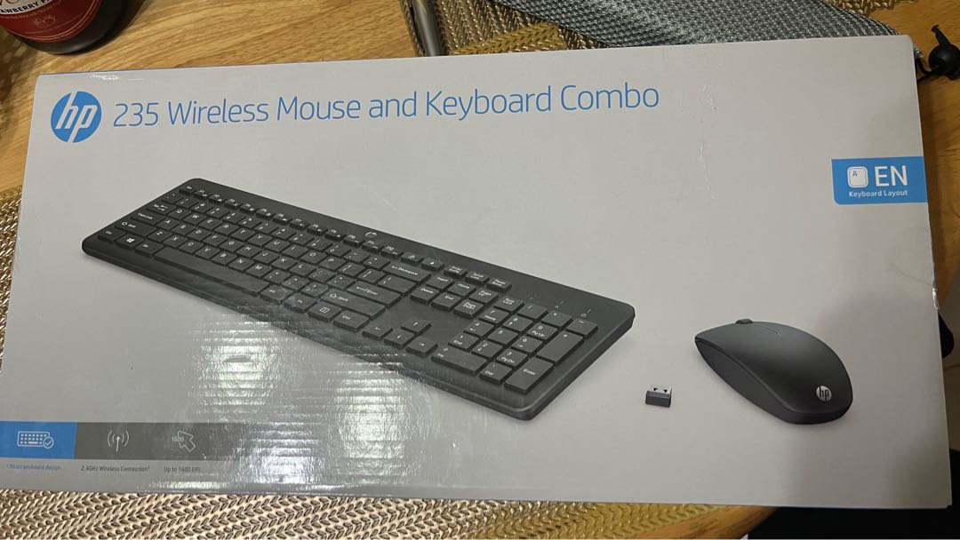 HP Wireless mouse and keyboard, Computers & Tech, Parts & Accessories