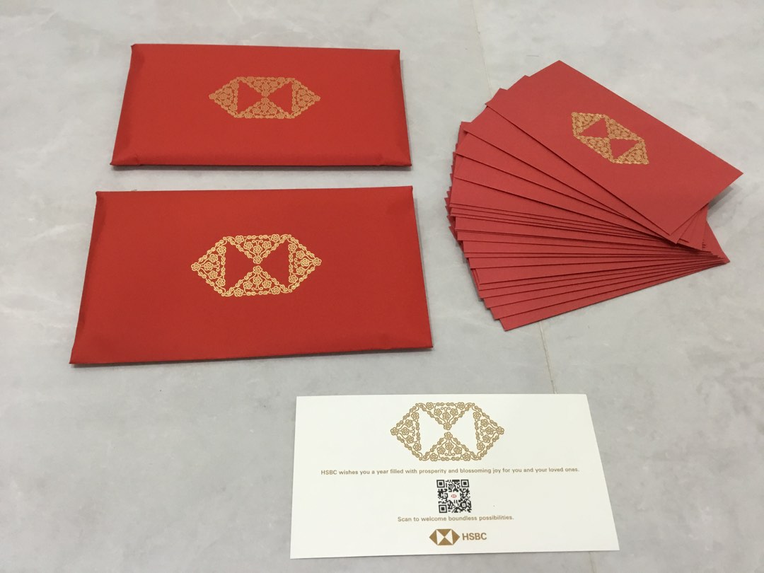 HSBC 2023 CNY Ang Pow Red Packet Hong Bao Year of the Rabbit, Hobbies ...