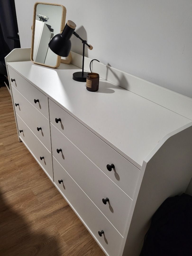 IKEA Hauga dresser, Furniture & Home Living, Furniture, Shelves