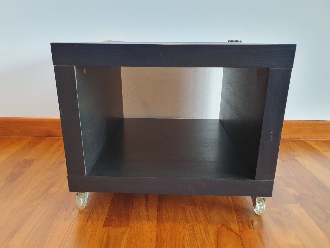 IKEA movable storage shelf with castor wheels, Furniture & Home Living