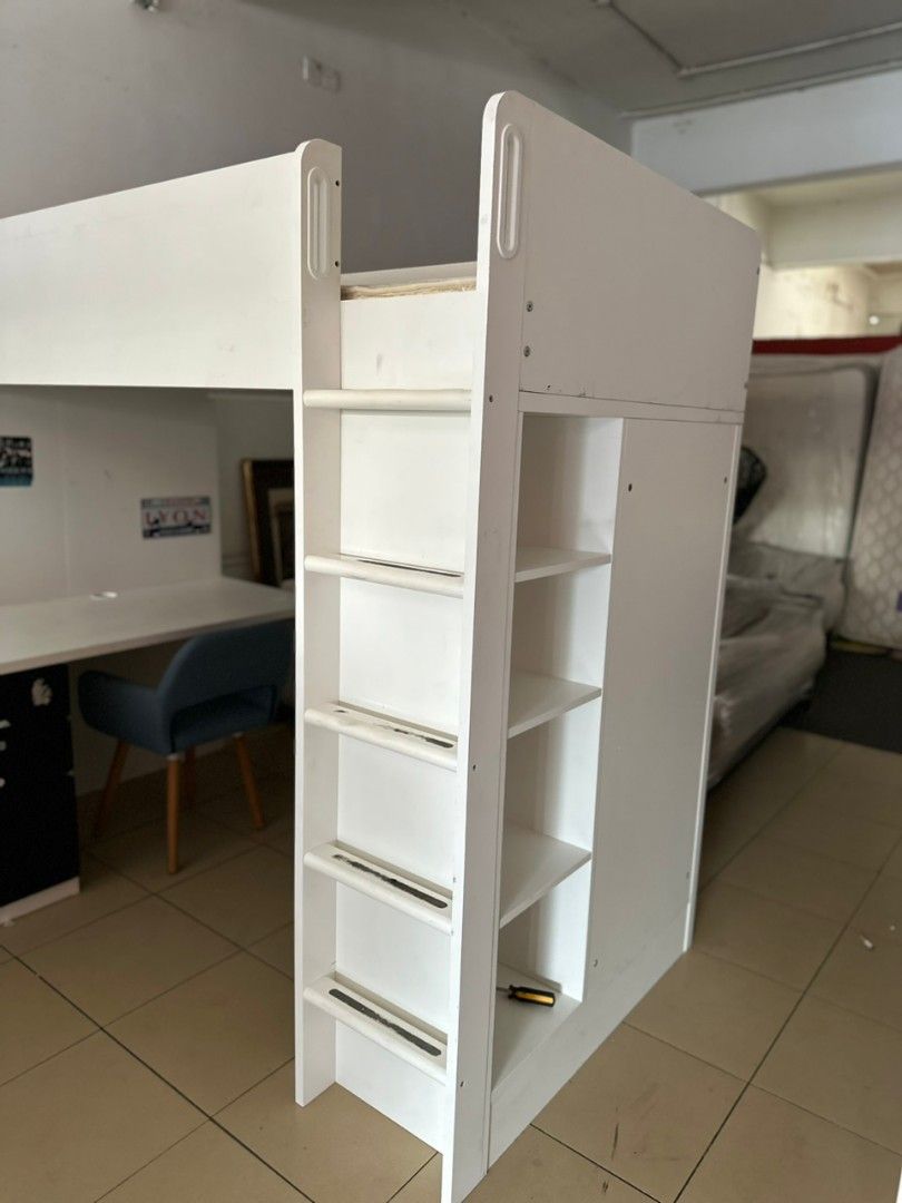 IKEA SMASTAD LOFT BED, Furniture & Home Living, Bedding & Towels on
